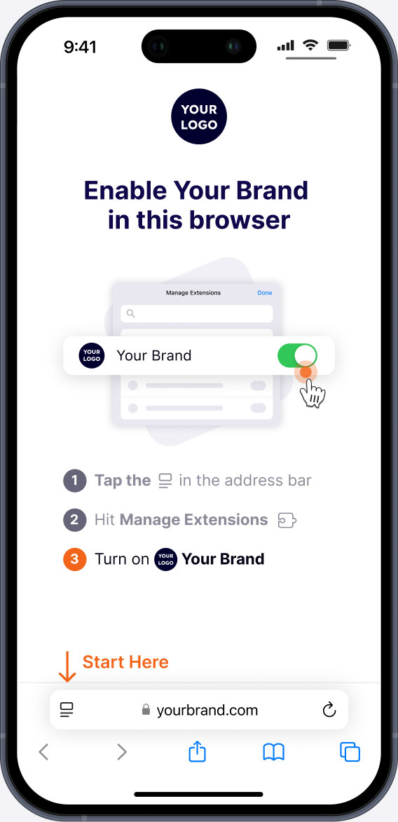 Phone explaining Experience rapid onboarding for iOS and Android
